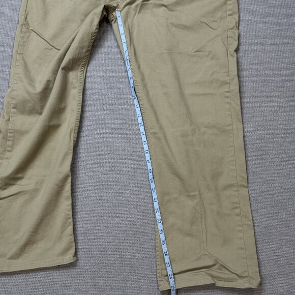 Dickies Mens Khaki Pants Stretch Straight Leg Pockets Tan Trouser Size 40X30 - Picture 12 of 13